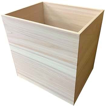 Amazon｜ウッドボックス 収納箱 カントリーボックス 44×35×45cm